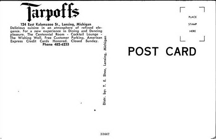 Tarpoffs - Old Postcard Photo (newer photo)